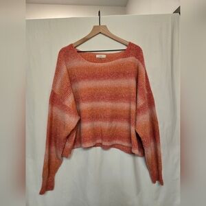 Shop Talulah Sweater Pink And Orange Size L